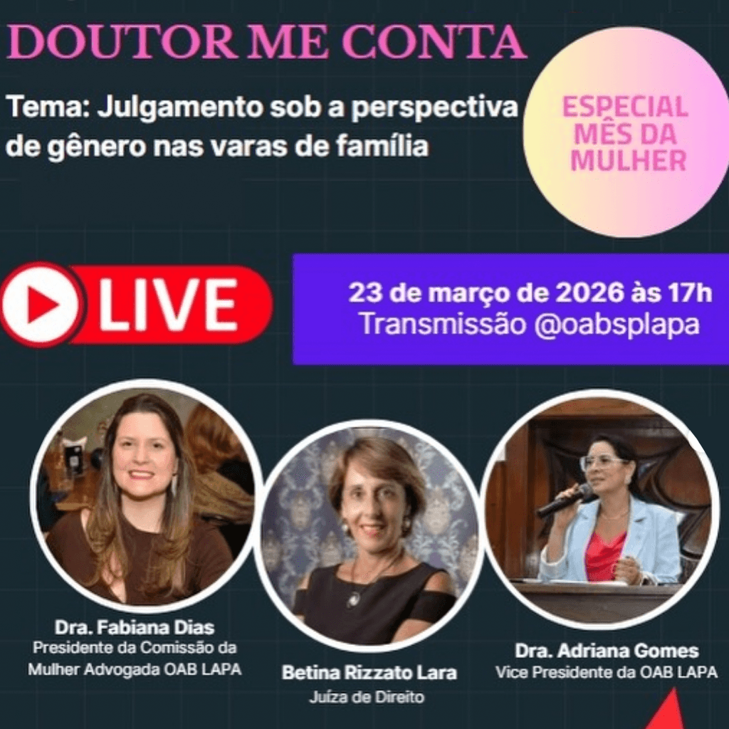🔴 DOUTOR ME CONTA: AO VIVO: Julgamento sob a perspectiva de gênero nas varas de família