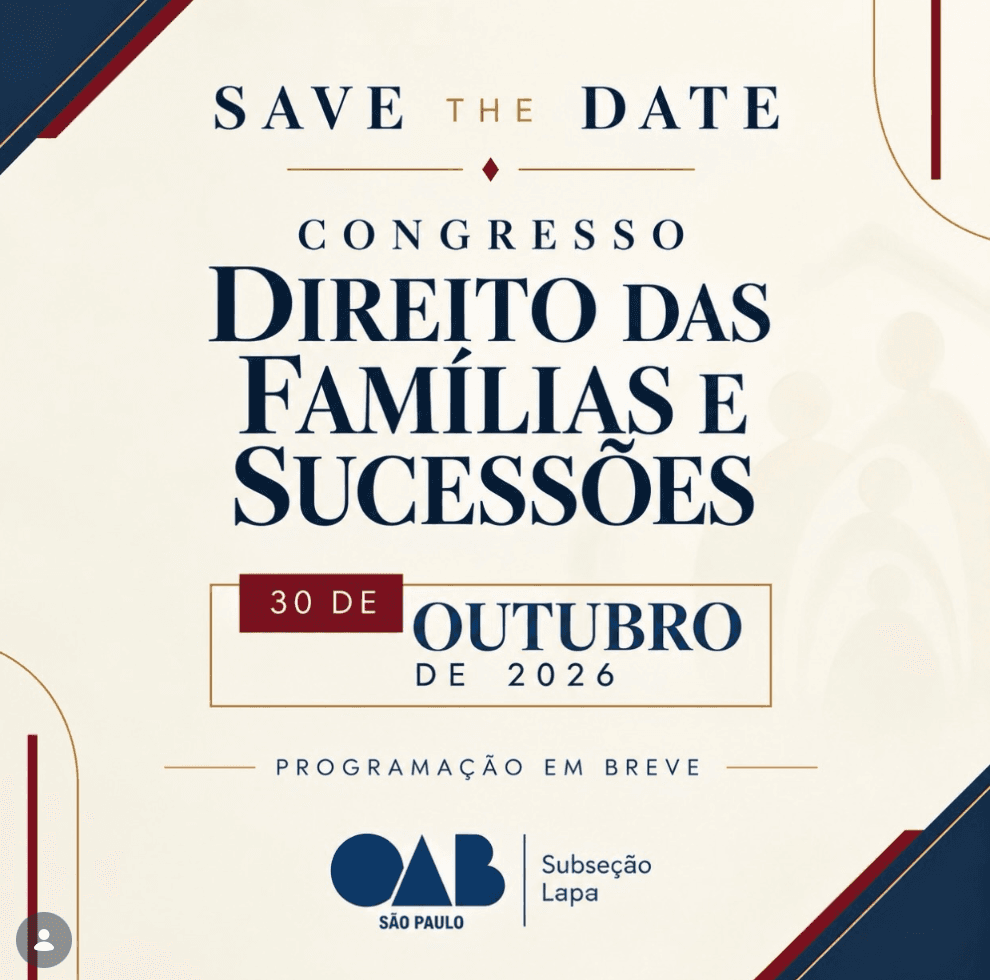 Congresso Direito das Famílias e Sucessões