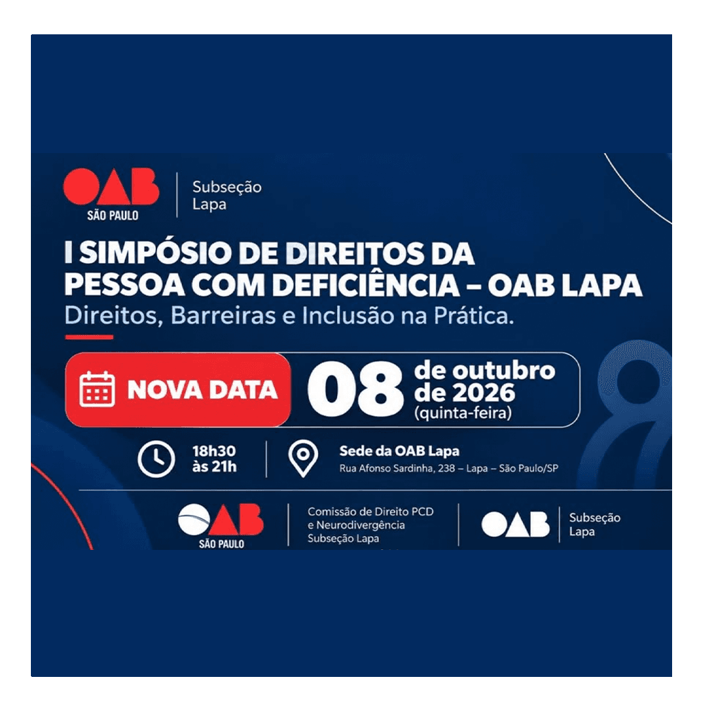 I Simpósio de Direitos da Pessoa com Deficiência: Direitos, Barreiras e Inclusão na Prática