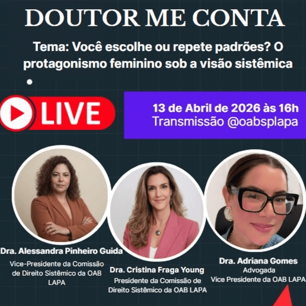 🔴 DOUTOR ME CONTA – AO VIVO: Você escolhe ou repete padrões? O protagonismo feminino sob a visão sistêmica