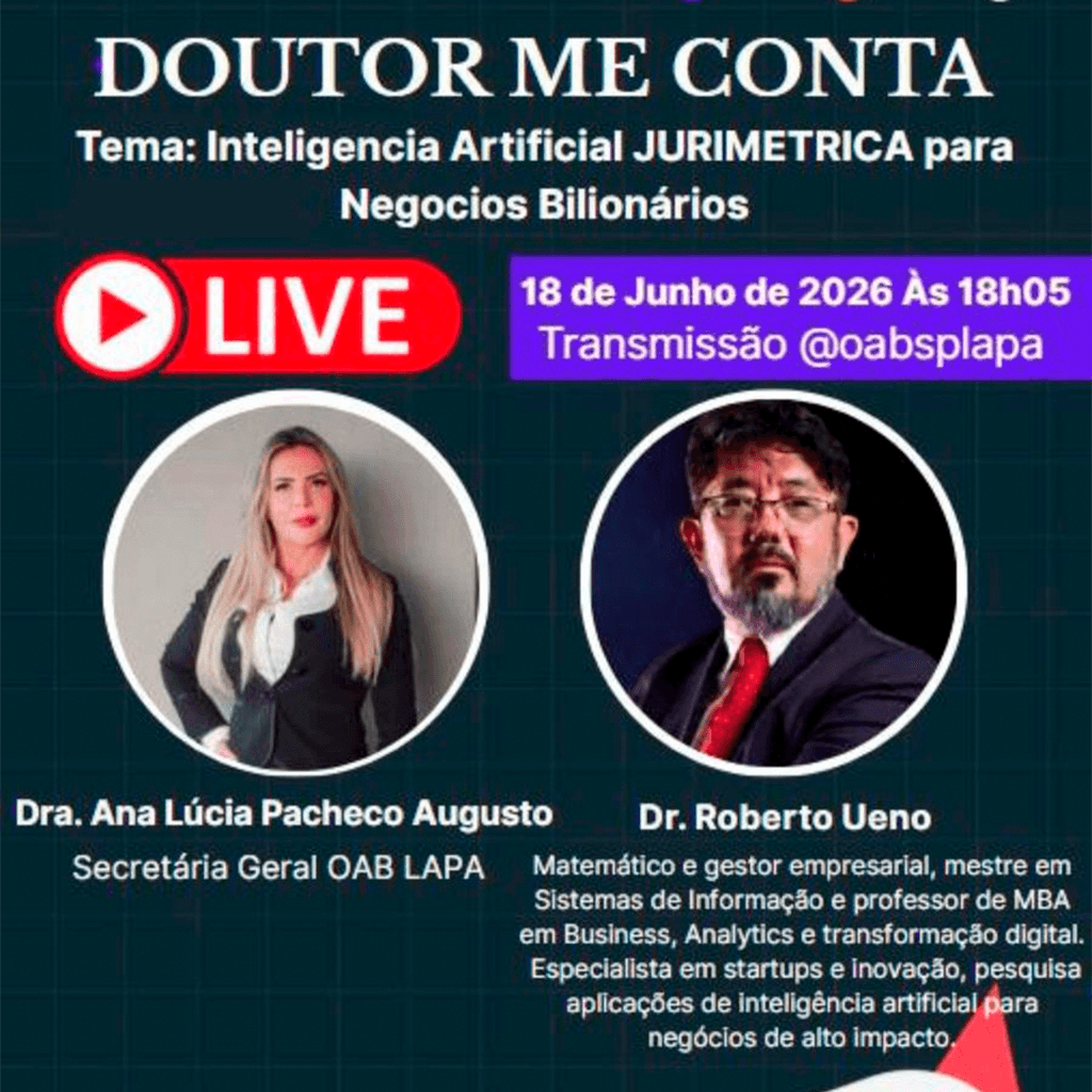 🔴 DOUTOR ME CONTA – AO VIVO: Inteligencia Artificial JURIMETRICA para Negocios Bilionários